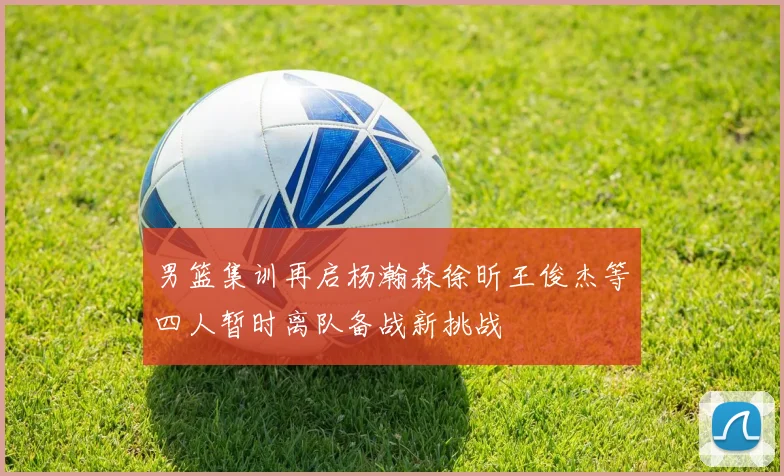 男篮集训再启杨瀚森徐昕王俊杰等四人暂时离队备战新挑战